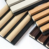 Panel akustik MDF dengan veneer kayu
