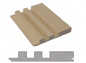 Panel dinding kayu dengan veneer teknis